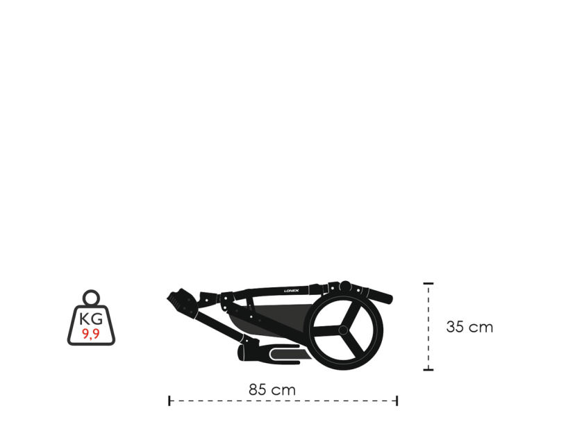 wózek dziecięcy Lonex SOFT - baby pram